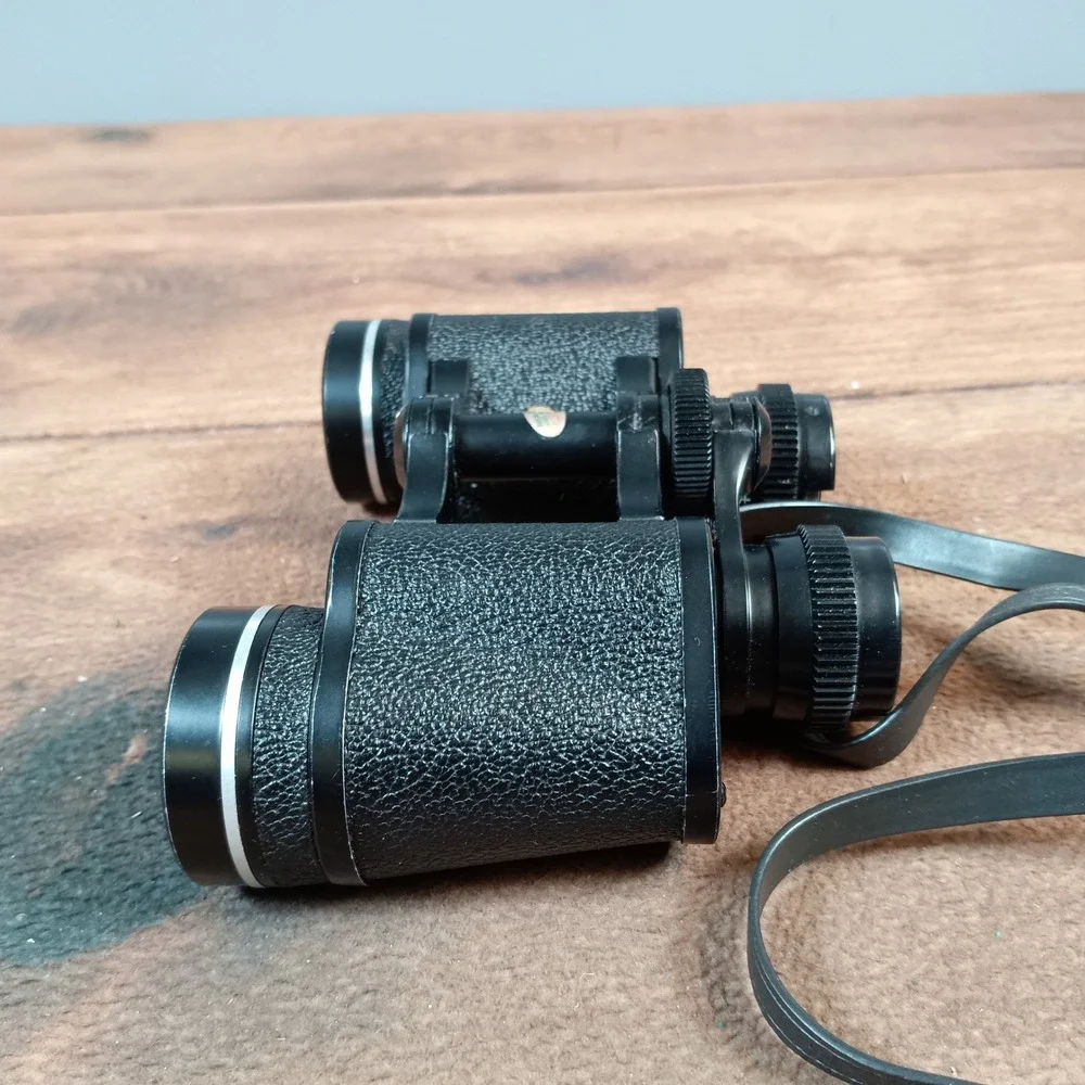 Vintage Sears 7x35mm Wide Angle Binoculars Model 6230 Coated Optics Japan Case